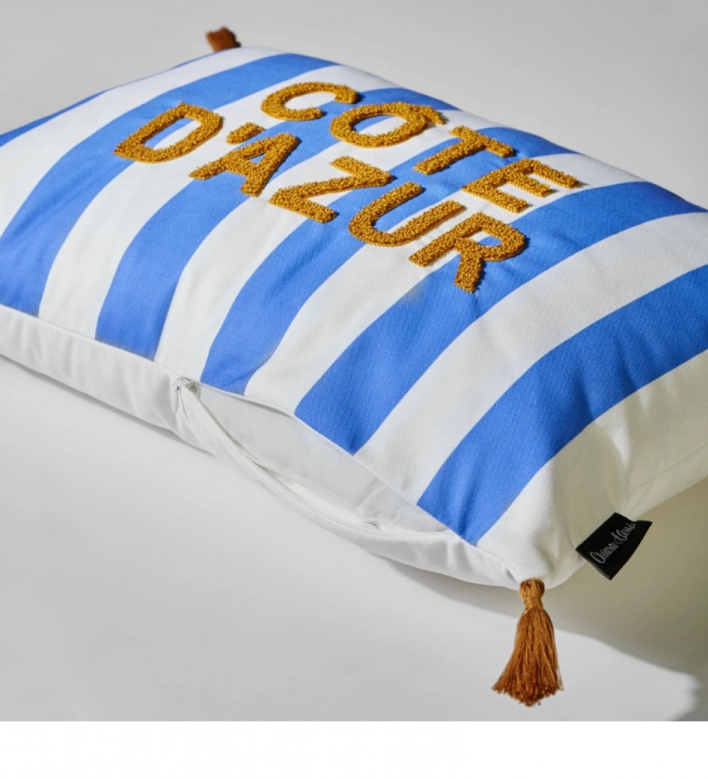 Chiara Alessi Mavi Polyester Dekoratif Yastık 35X50 Cm CATCD3550BL