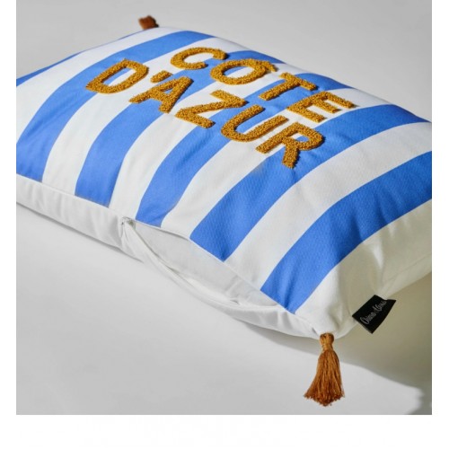Chiara Alessi Mavi Polyester Dekoratif Yastık 35X50 Cm CATCD3550BL