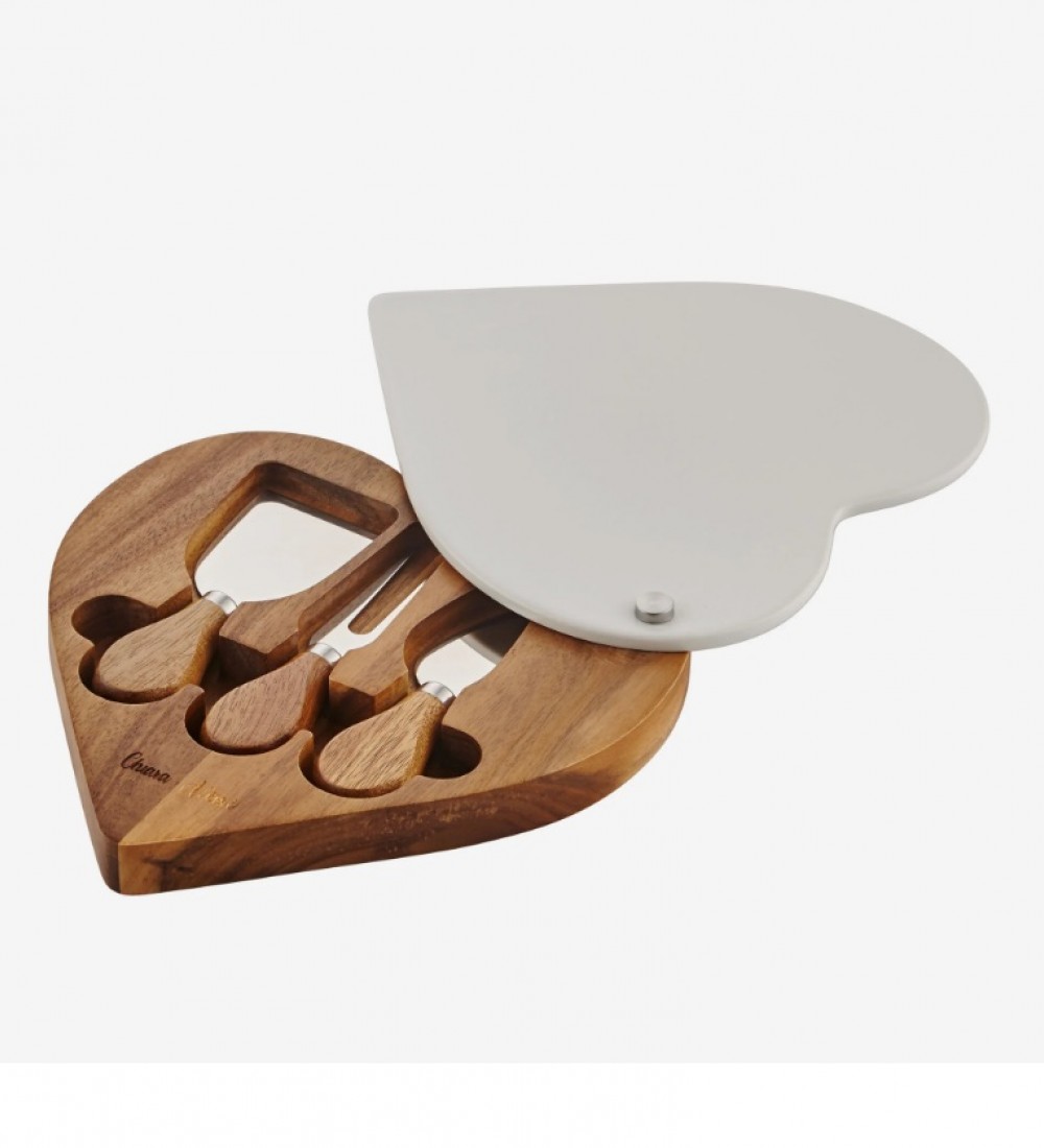 Cihiara Alessi  Kahverengi Ahşap Peynir Sunum Tabağı Acacia Elegance Collection