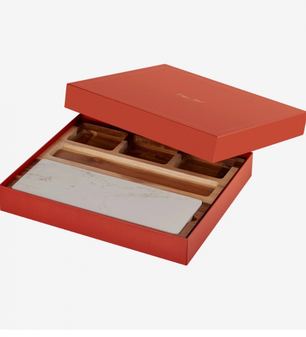 Chiara Alessi Kahverengi Ahşap Peynir Sunum Tabağı Acacia Elegance Collection