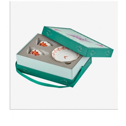Chiara Alessi Turuncu Porselen Kahve Fincan Seti 100 Ml Primavera Collection  CAPBC984OR2