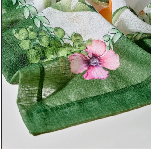 Chiara Alessi Yeşil Polyester Masa Örtüsü 160X240 Cm CATCCD160240GR