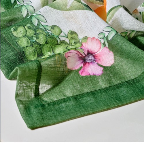 Chiara Alessi Yeşil Polyester Masa Örtüsü 160X240 Cm CATCCD160240GR