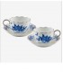 Chiara Alessi Mavi Porselen Kahve Fincan Seti 100 Ml Primavera Collection CAPBC984BL2