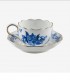 Chiara Alessi Mavi Porselen Kahve Fincan Seti 100 Ml Primavera Collection CAPBC984BL2