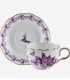 Mor Porselen Kahve Fincan Seti 85 Ml Primavera Collection by Chiara Alessi