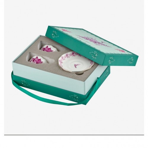 Pembe Porselen Kahve Fincan Seti 85 Ml Primavera Collection by Chiara Alessi