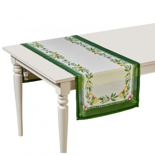Chiara Alessi Yeşil Polyester Runner 50X150 Cm CARNCD50150GR