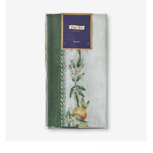 Chiara Alessi Yeşil Polyester Runner 50X150 Cm CARNCD50150GR