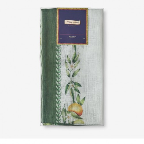 Chiara Alessi Yeşil Polyester Runner 50X150 Cm CARNCD50150GR