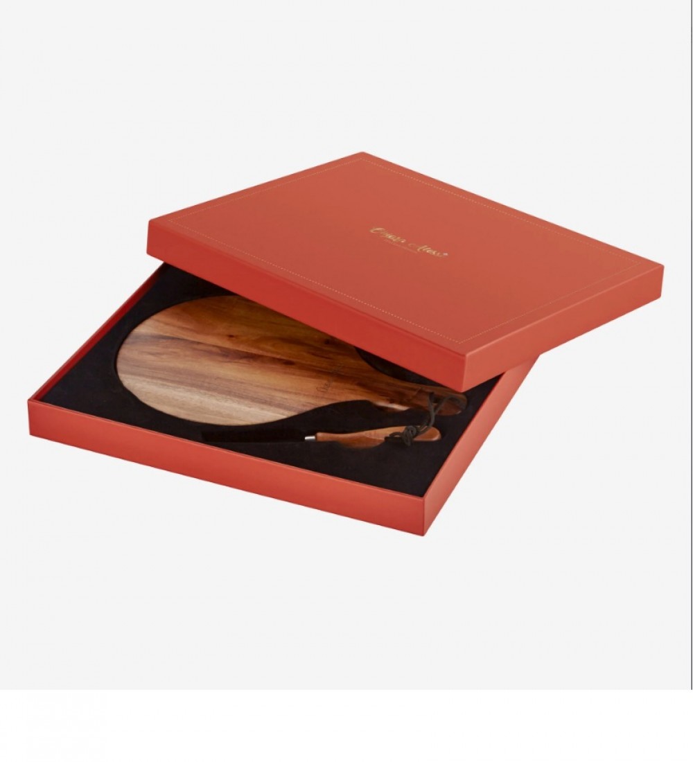 Chiara Alessi Kahverengi Ahşap Peynir Sunum Tabağı Acacia Elegance Collection