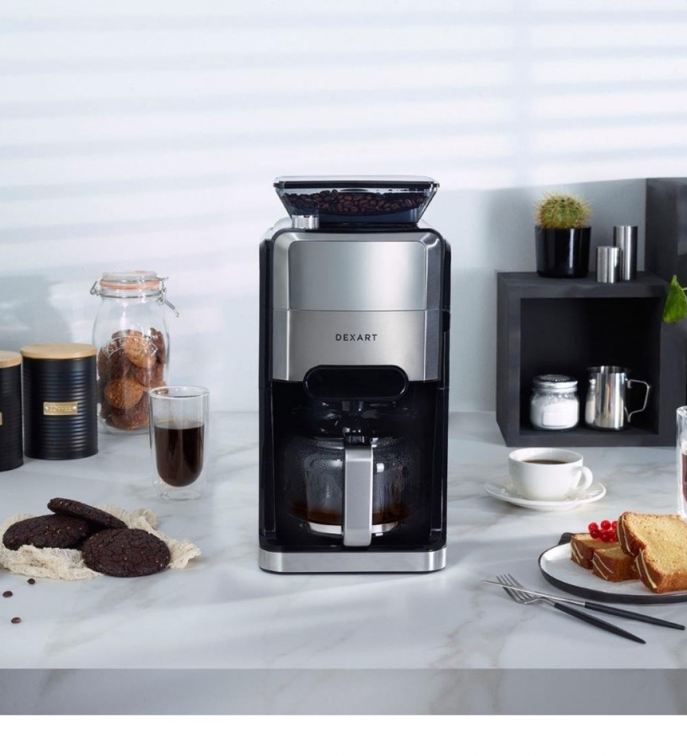 Dexart GrindBrew Öğütücülü Filtre Kahve Makinesi KC102C