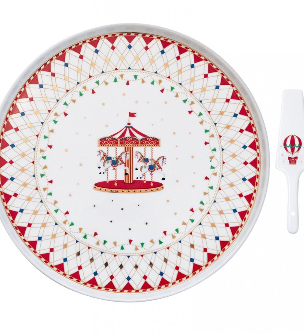 Easy Life Porselen Sunumluk Dilimleyicili