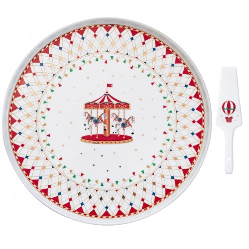 Easy Life Porselen Sunumluk Dilimleyicili 