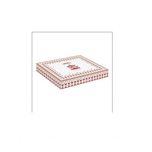 Easy Life 3 Parça Porselen Meze Seti Bambu Tepsili 21 x 25 cm 