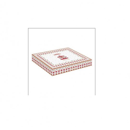 Easy Life 3 Parça Porselen Meze Seti Bambu Tepsili 21 x 25 cm 