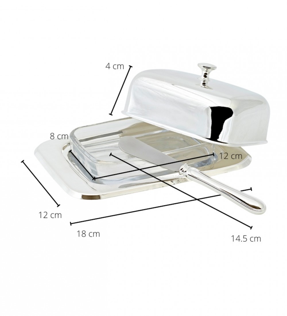 EDZARD Mista tereyağı tabağı 18 cm 2272