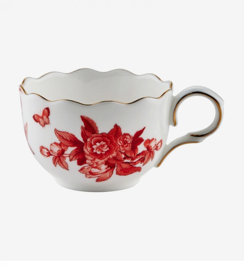 Chiara Alessi Kırmızı Porselen Kahve Fincan Seti 100 Ml Primavera Collection CAPBC984RD2