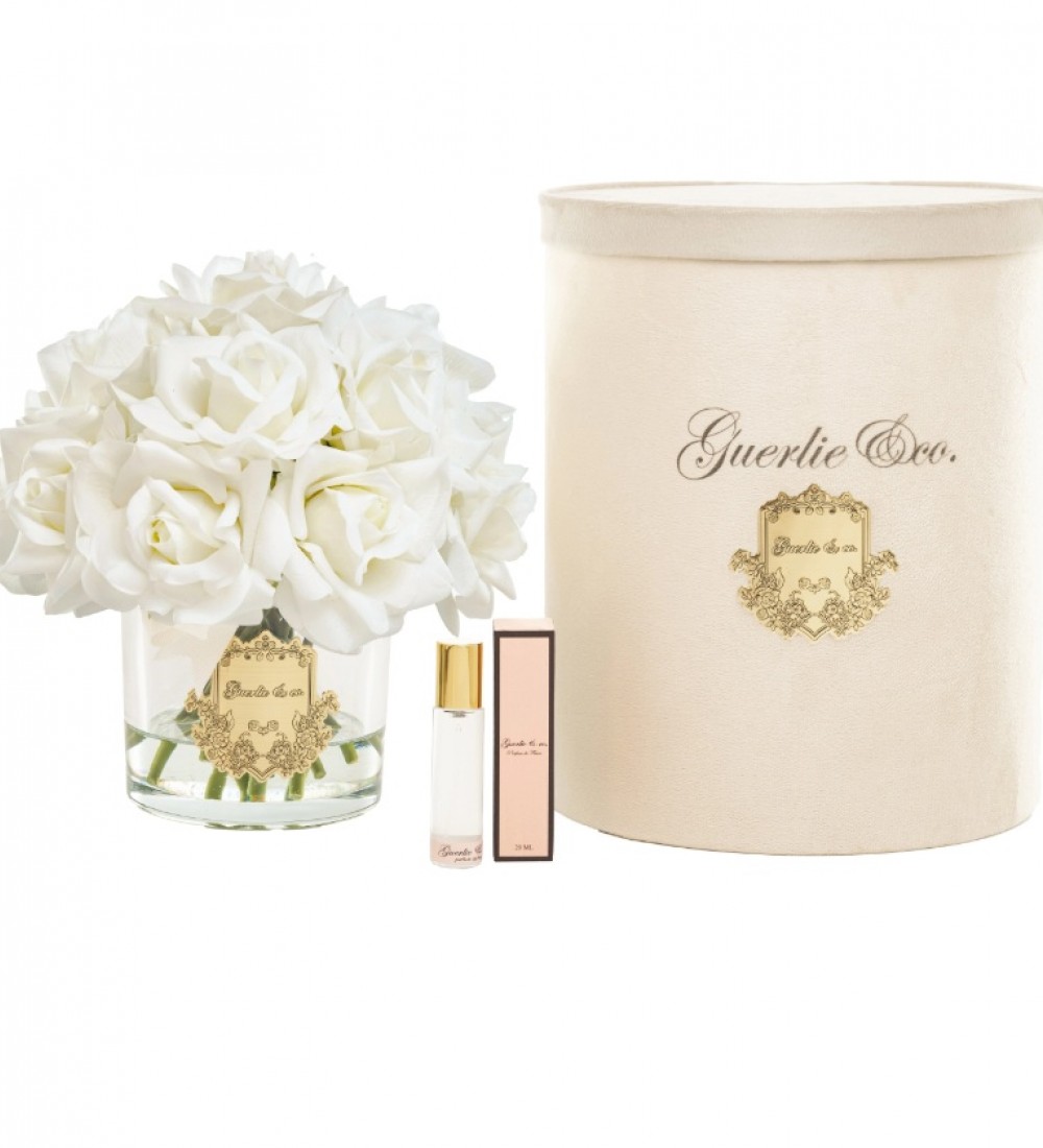 GUERLİE & CO 15 GÜL BEYAZ GOLD OVAL