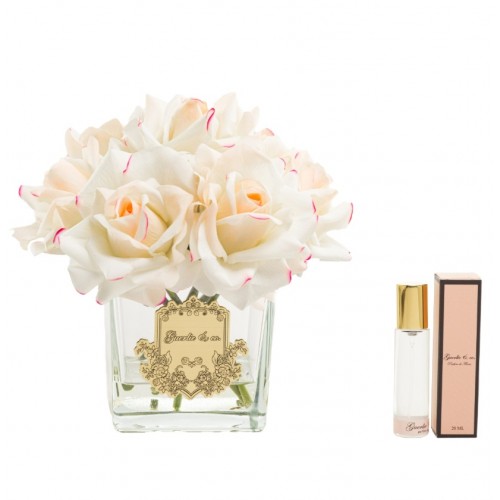 GUERLİE & CO 7 GÜL KREM PEMBE KARE GOLD 