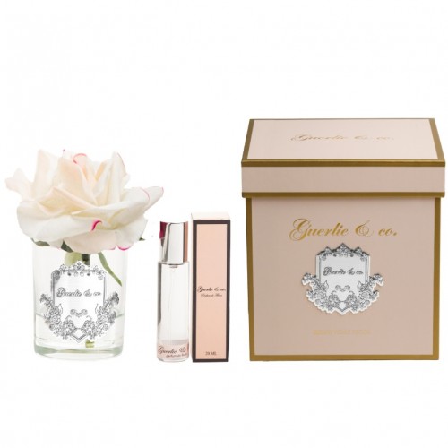 Guerlie&Co Krem Pembe Tek Gül Gümüş