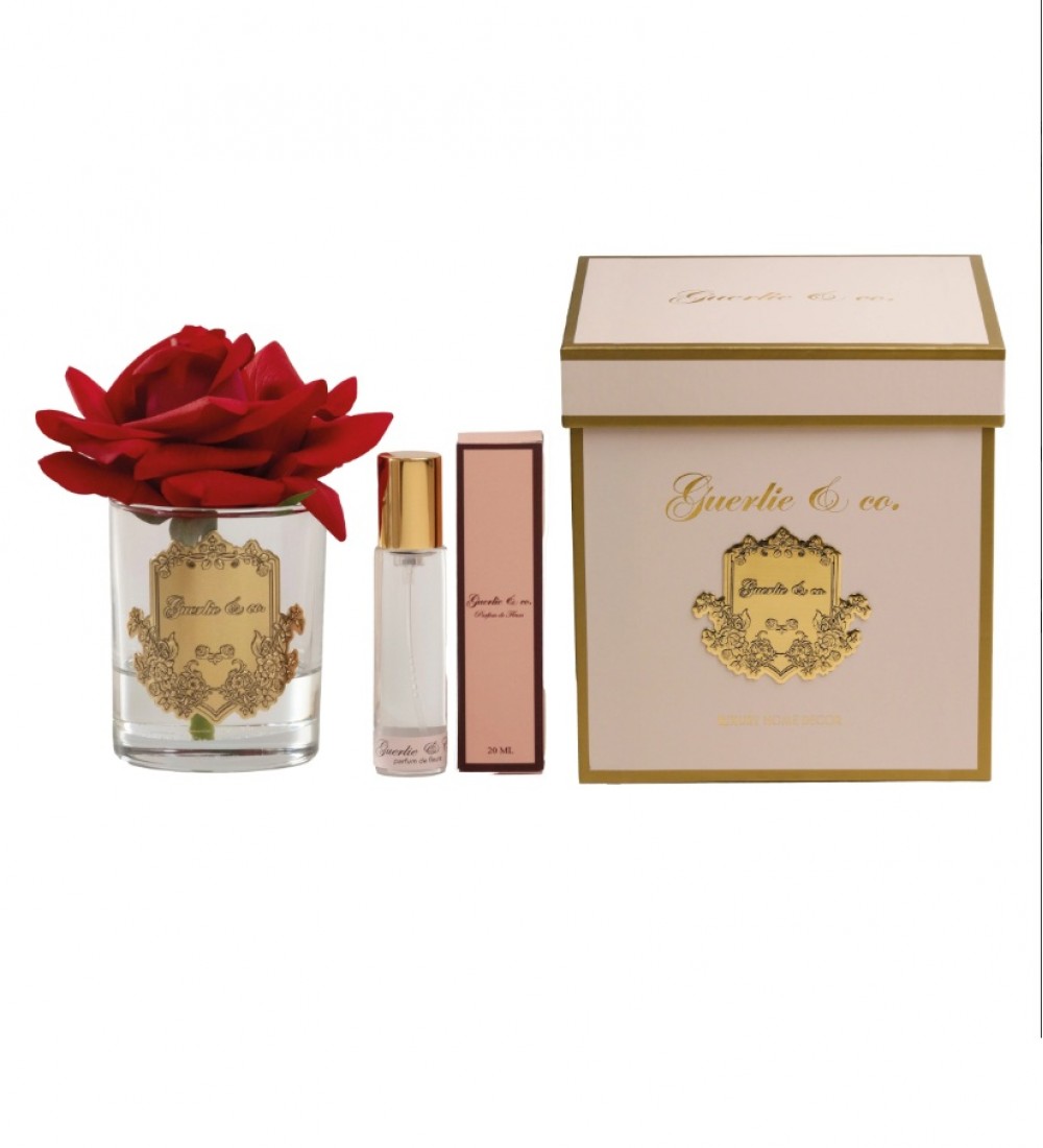 Guerlie&co. Kırmızı Tek Gül Gold