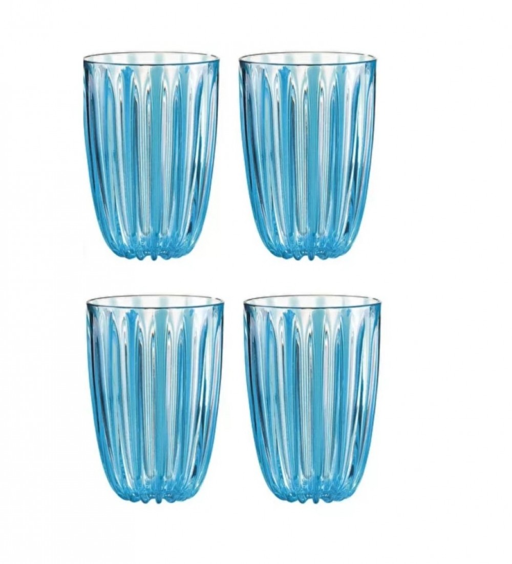 Guzzini Dolce Vita 4'lü Bardak 470 ml Turkuaz