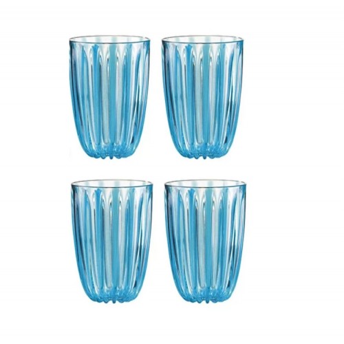 Guzzini Dolce Vita 4'lü Bardak 470 ml Turkuaz