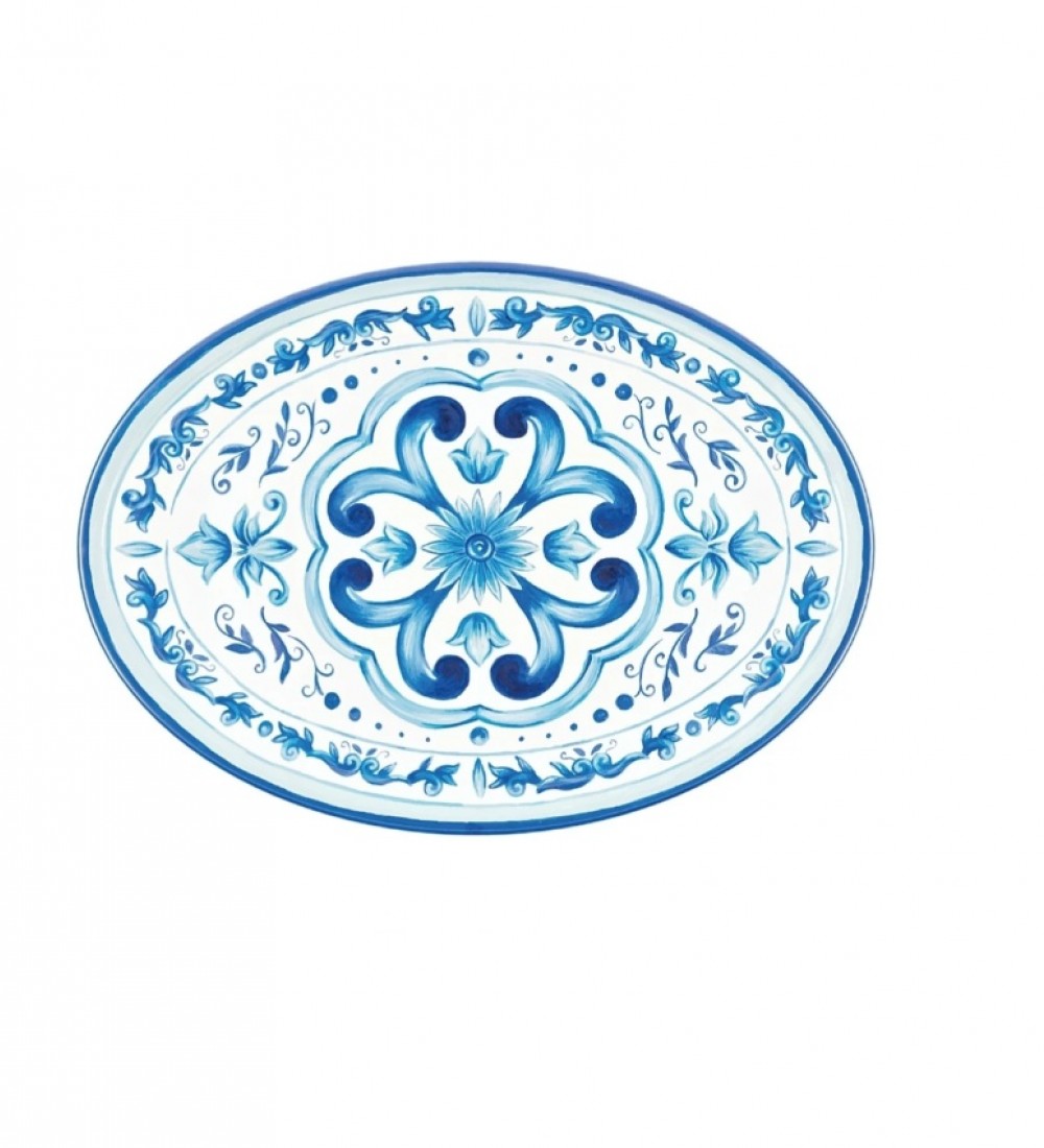 Guzzini Blues Kayık Tabak 50 cm x 36 cm x 3 cm