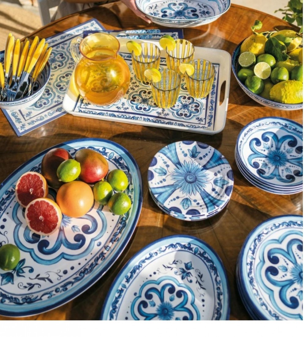 Guzzini Blues Kayık Tabak 50 cm x 36 cm x 3 cm