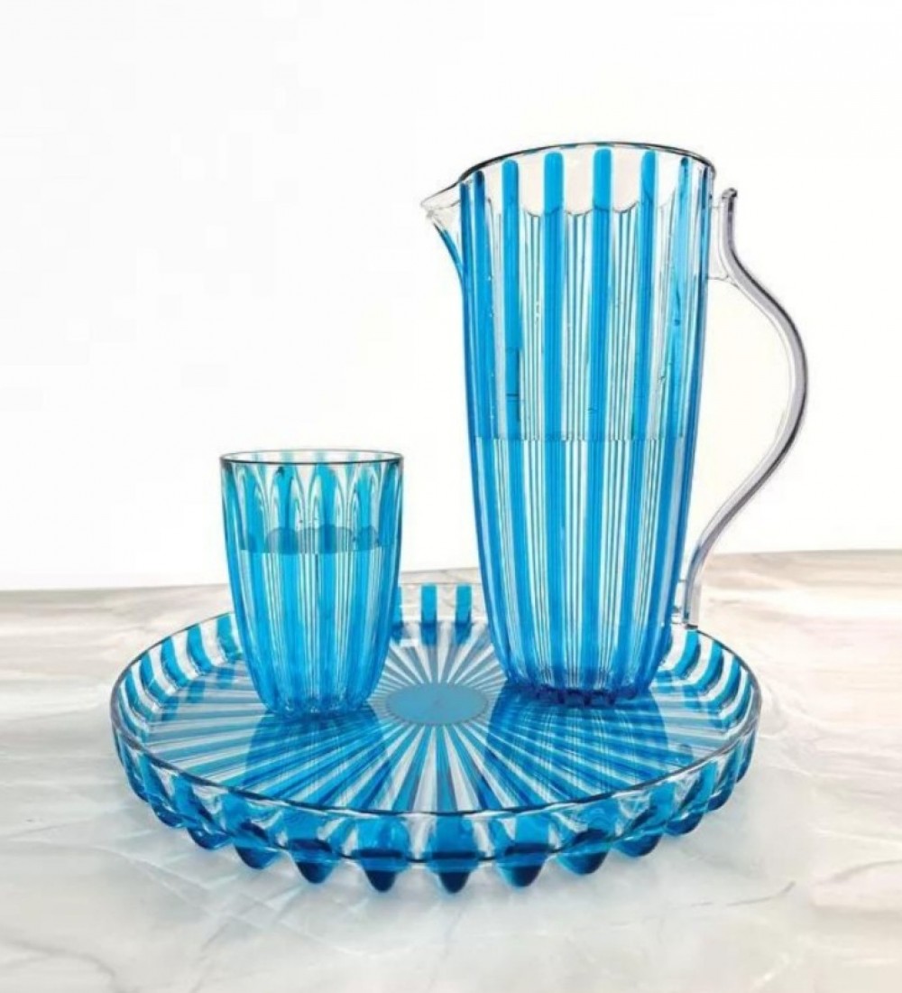 Guzzini Dolce Vita Yuvarlak Tepsi 31 cm Turkuaz