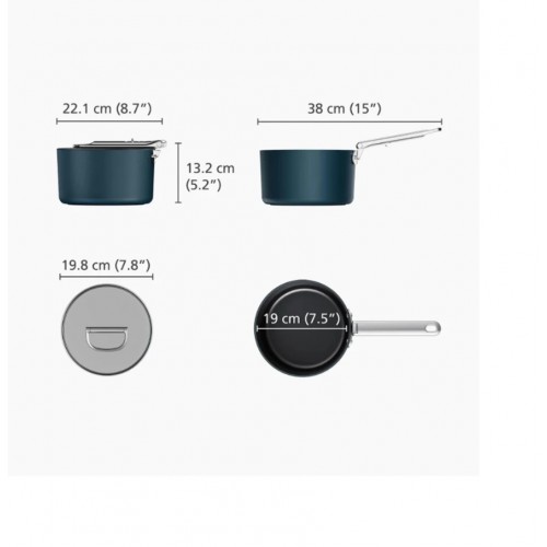 JOSEPH&JOSEPH 45038 SPACE 19 cm KAPAKLI SOS TENCERESİ