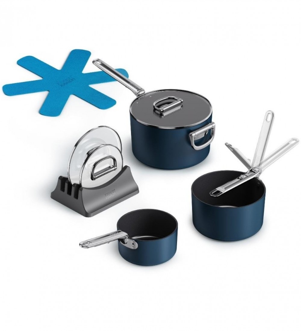 JOSEPH JOSEPH SPACE 9 PARÇA KAPAKLI SOS TENCERESİ SETİ