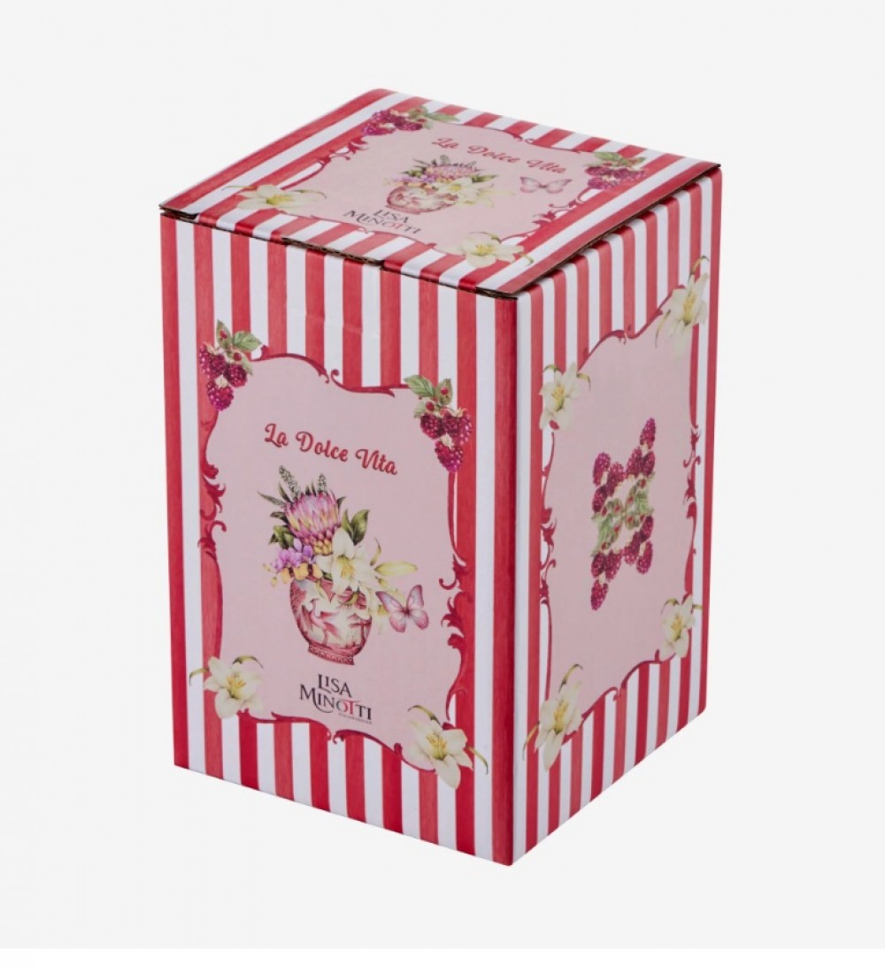 Lisa Minotti Kırmızı Porselen Saklama Kabı 700 Ml LMPPLBC700RD