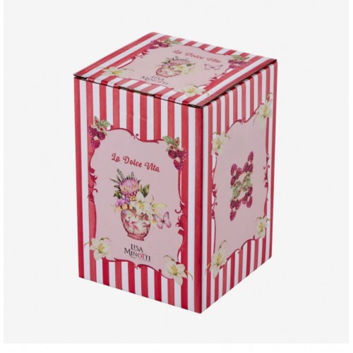 Lisa Minotti Kırmızı Porselen Saklama Kabı 700 Ml LMPPLBC700RD