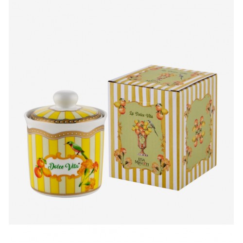 Lisa Minotti Sarı Porselen Saklama Kabı 300 Ml LMPPLSC300YL