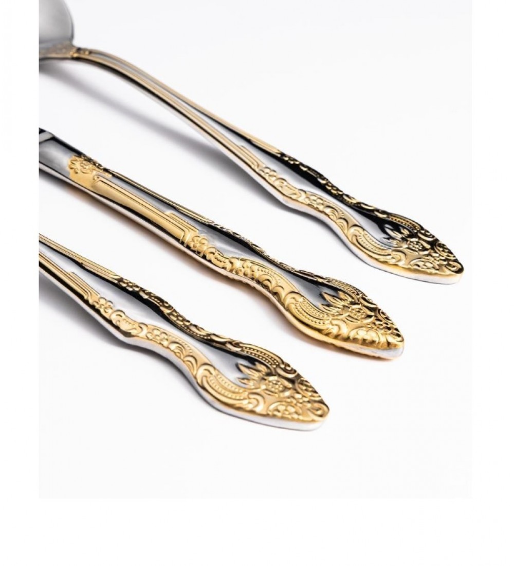 Maxx Doria Vienna G Decorated 6 Kişilik 42 Parça Çatal Kaşık Bıçak Takımı PA1067