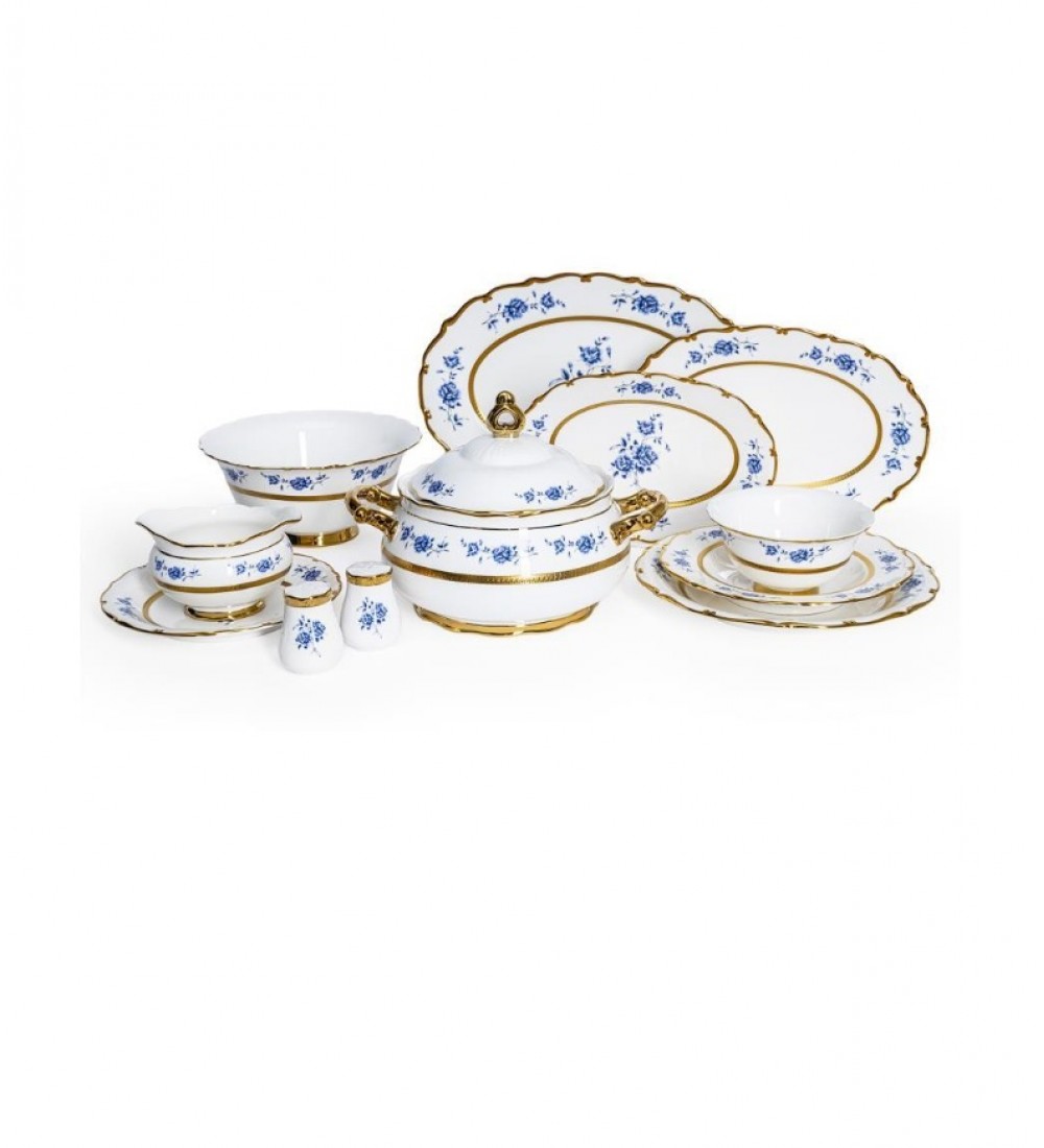Maxx Doria Majestic Azure 12 Kişilik 77 Parça Yemek Takımı PA2097