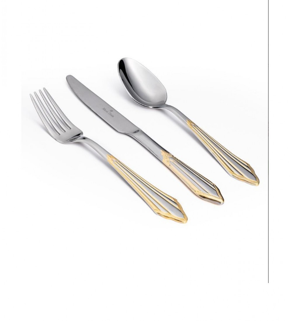 Maxx Doria Prague G Decorated 6 Kişilik 42 Parça Çatal Kaşık Bıçak Takımı PA1059