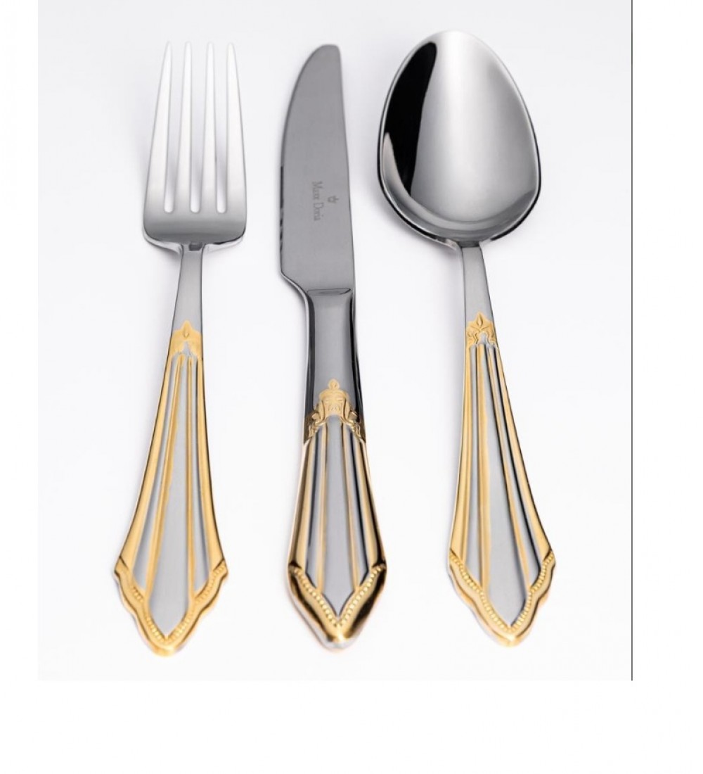 Maxx Doria Prague G Decorated 6 Kişilik 42 Parça Çatal Kaşık Bıçak Takımı PA1059