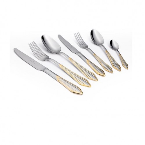 Maxx Doria Prague G Decorated 6 Kişilik 42 Parça Çatal Kaşık Bıçak Takımı PA1059