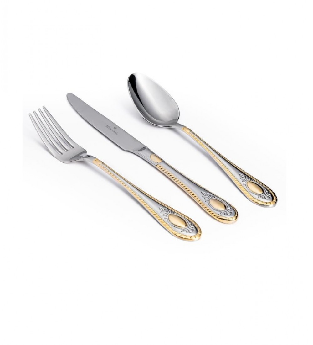 Maxx Doria Paris G Decorated 6 Kişilik 42 Parça Çatal Kaşık Bıçak Takımı PA1063