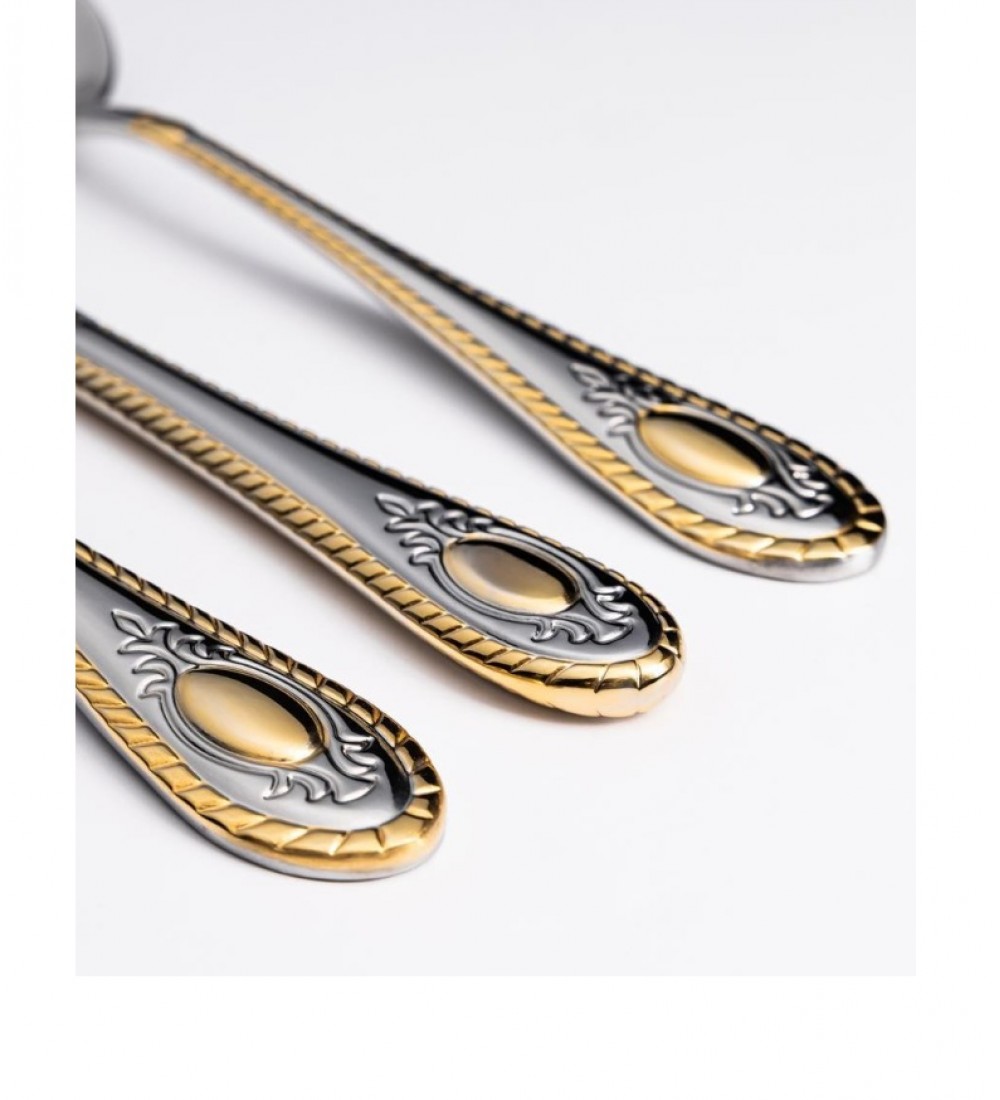 Maxx Doria Paris G Decorated 6 Kişilik 42 Parça Çatal Kaşık Bıçak Takımı PA1063