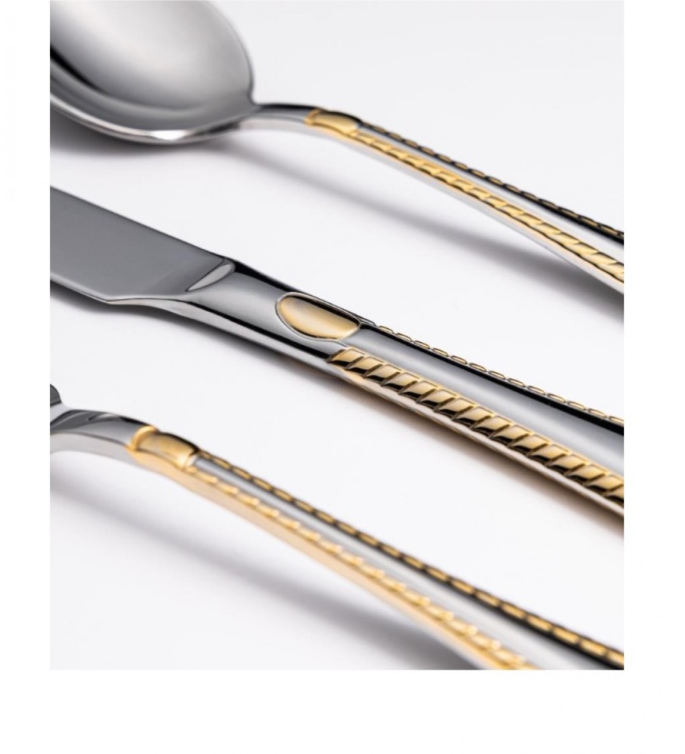 Maxx Doria Paris G Decorated 6 Kişilik 42 Parça Çatal Kaşık Bıçak Takımı PA1063