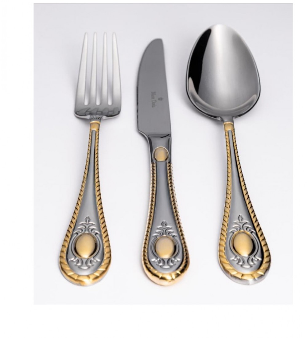 Maxx Doria Paris G Decorated 6 Kişilik 42 Parça Çatal Kaşık Bıçak Takımı PA1063