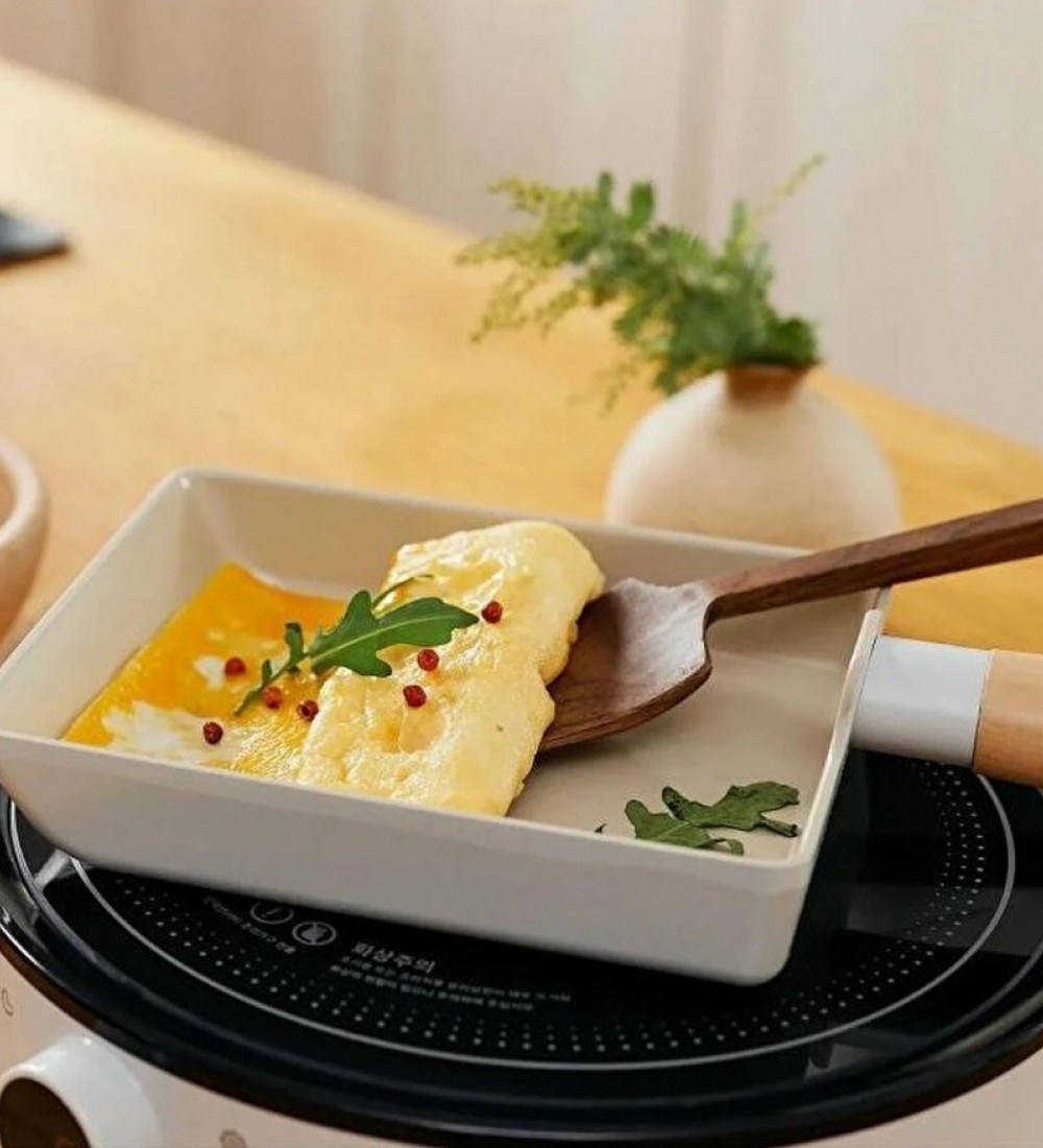 NEOFLAM FİKA ALÜMİNYUM DÖKÜM OMLET TAVA 15CM BEJ D-NEOF115