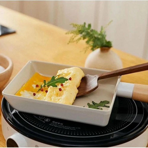 NEOFLAM FİKA ALÜMİNYUM DÖKÜM OMLET TAVA 15CM BEJ D-NEOF115
