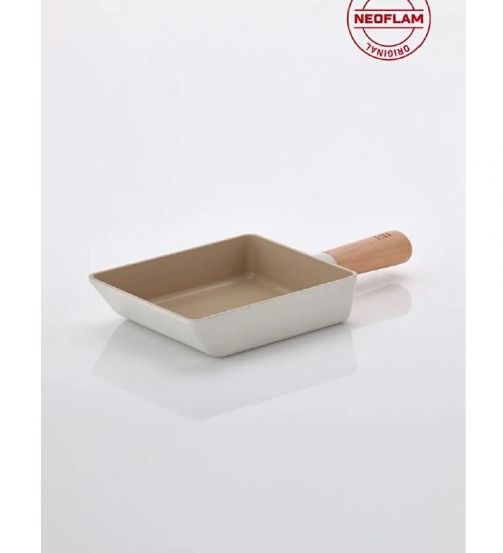 NEOFLAM FİKA ALÜMİNYUM DÖKÜM OMLET TAVA 15CM BEJ D-NEOF115