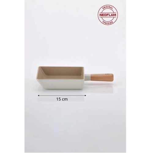 NEOFLAM FİKA ALÜMİNYUM DÖKÜM OMLET TAVA 15CM BEJ D-NEOF115