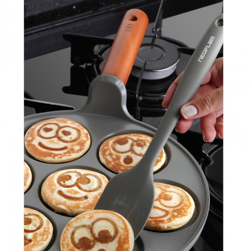 NEOFLAM FİKA ALÜMİNYUM DÖKÜM PANCAKE TAVASI 26CM GRİ D-NEOGPC126 